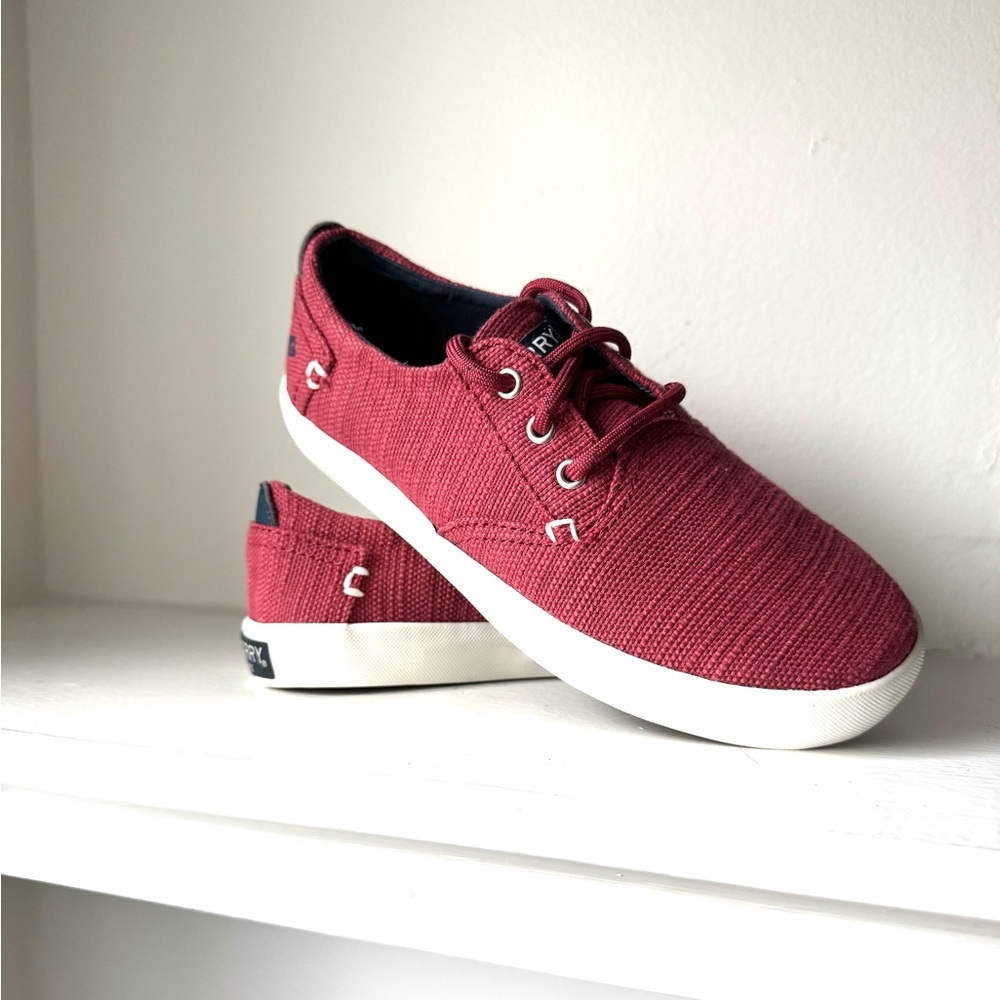 Sperry Kids Washable Textile Lace-Up Sneakers